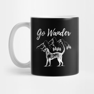 Go Wander Adventure Dog Mug